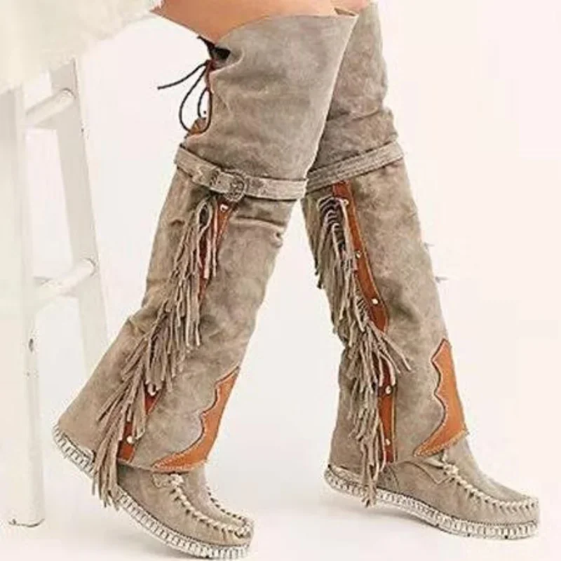 Ethnic Fashion For Women - Moda Boemia Stivali da donna al