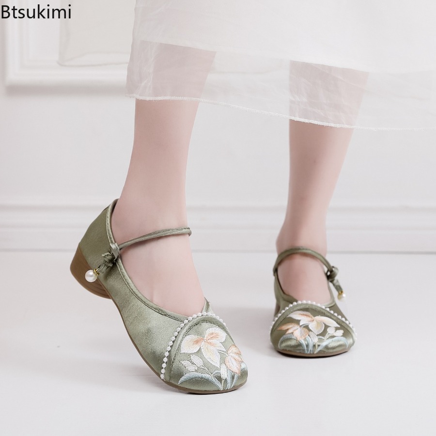 Ethnic Fashion For Ladies - Scarpe da Donna Eleganti con Ricami