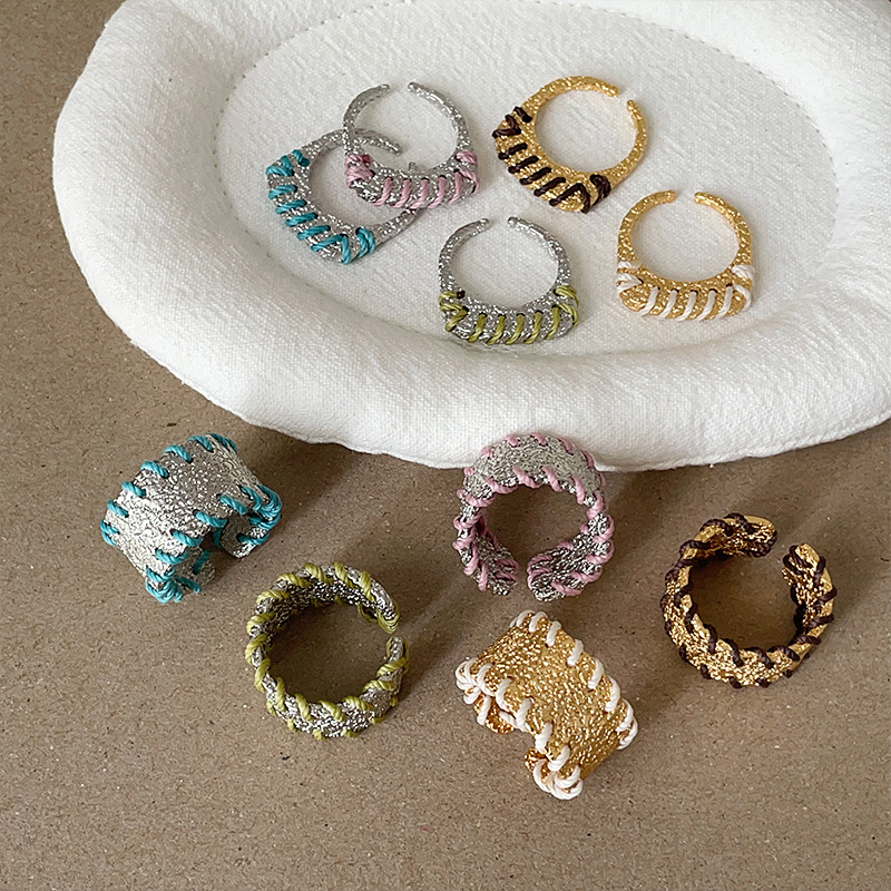 Ethnic Fashion Online - Anello da cocktail regolabile Minar con