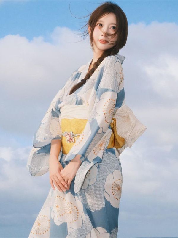 Ethnic Fashion Online - Abito Kimono Tradizionale Giapponese per Ragazze,