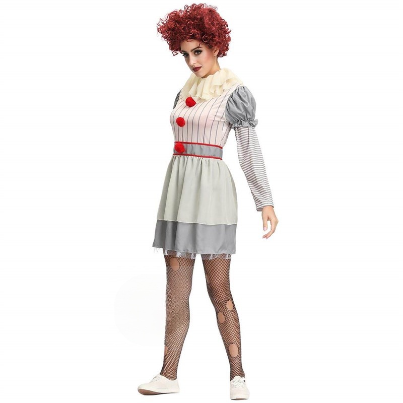 Ethnic Wear Fashion Designer - Costume da Clown Spaventoso per Halloween,