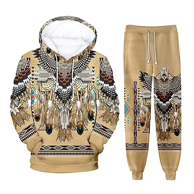Fashion Ethnic Indian Clothing - Completo Sportivo Indiano Etnico con Stampa
