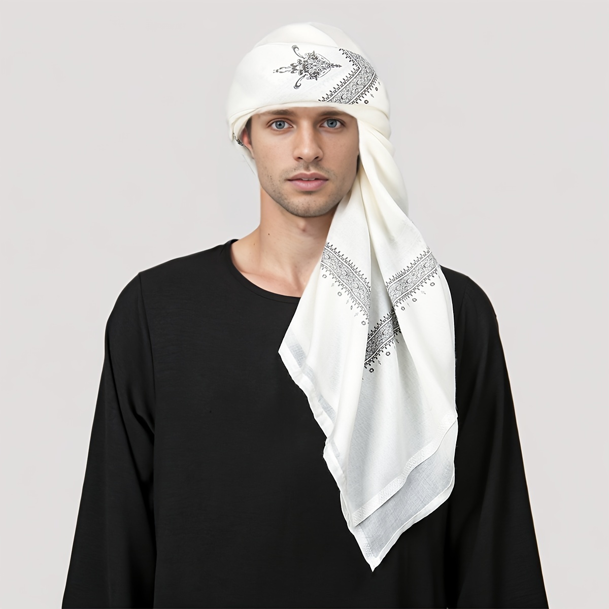 Fashion Ethnic Wear For Men - Foulard Etnico Retrò da Uomo, Bandana