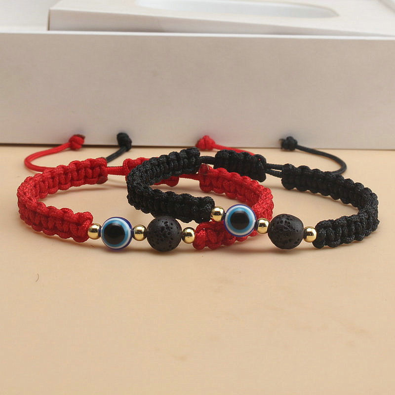 Fashion Ethnic Wear For Men - Bracciale malocchio stile etnico Bracciale vulcanico