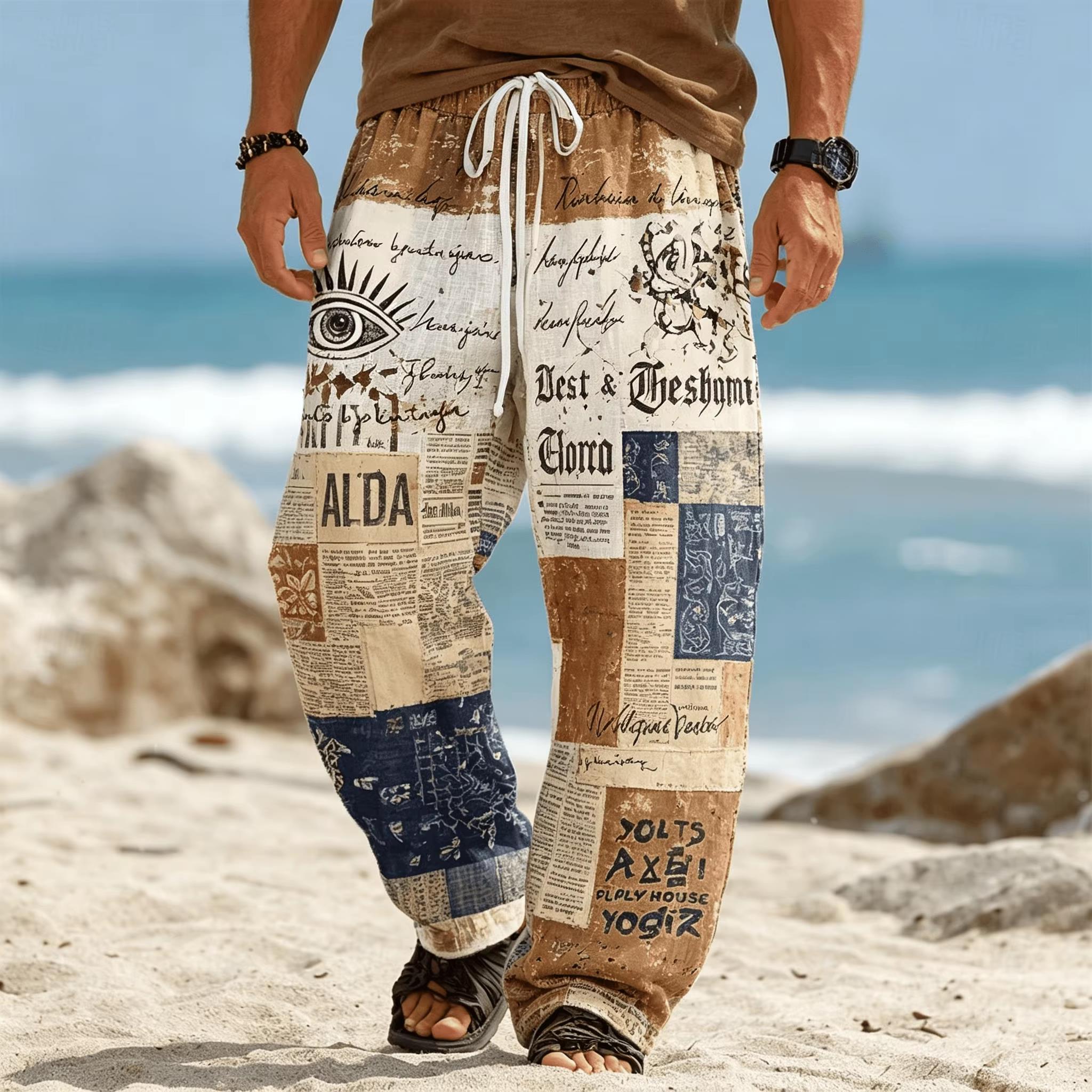 Ethnic Fashion For Men - Pantaloni Estivi alla Moda Nuovo Stile