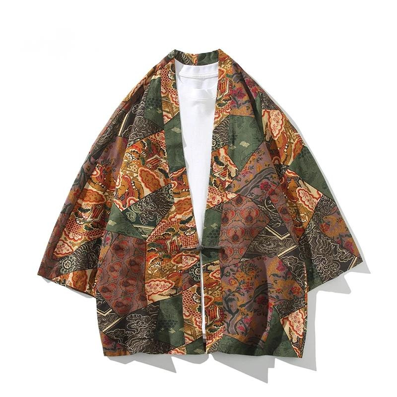 Ethnic Fashion For Men - Stampa stile etnico Yukata Uomo Donna