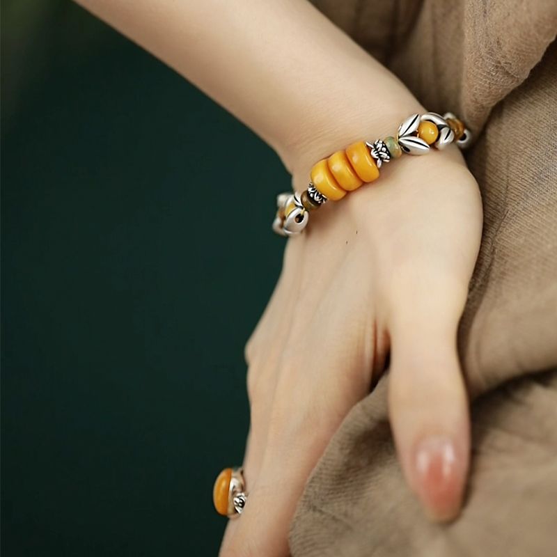 Bracciale Giallo con Perline R - Ethnic Wear Fashion Designer recensione e prezzo
