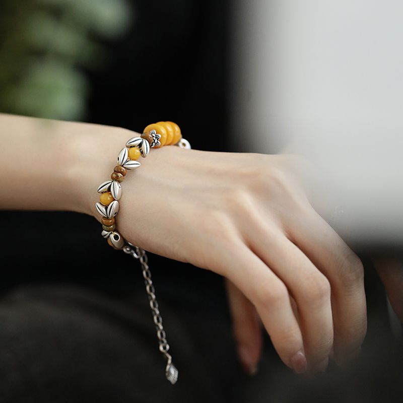 Bracciale Giallo con Perline R - Ethnic Wear Fashion Designer recensione e prezzo