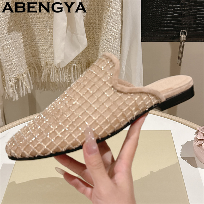 Ciabatte piatte con punta tond - Ethnic Fashion For Women recensione e prezzo