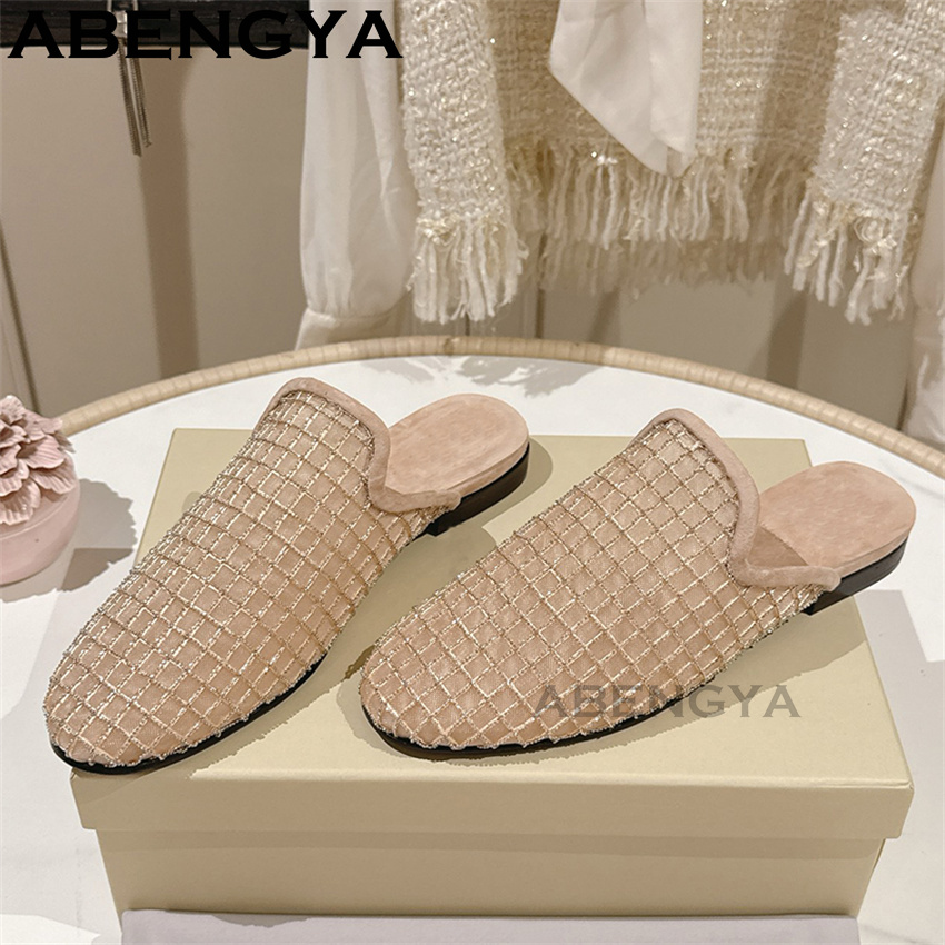 Ciabatte piatte con punta tond - Ethnic Fashion For Women recensione e prezzo