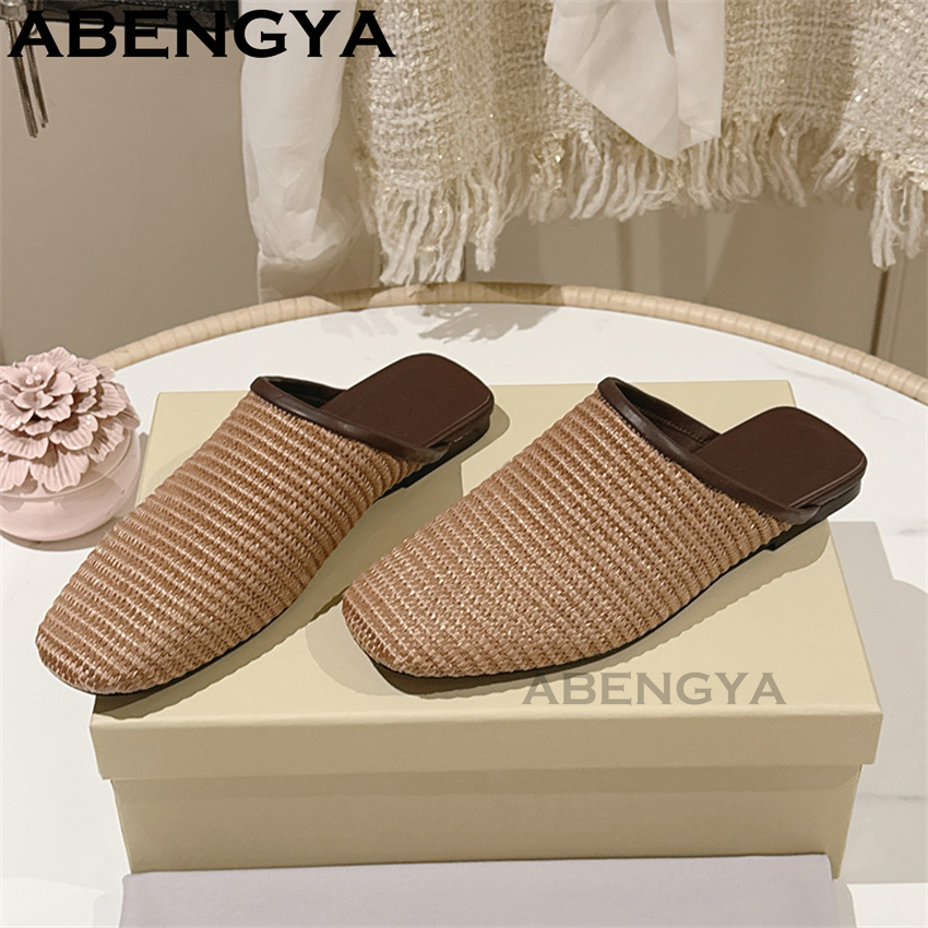 Ciabatte piatte con punta tond - Ethnic Fashion For Women recensione e prezzo