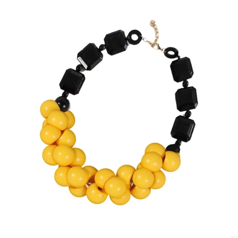 Collana con perline in resina  - Ethnic Wear Fashion Designer recensione e prezzo