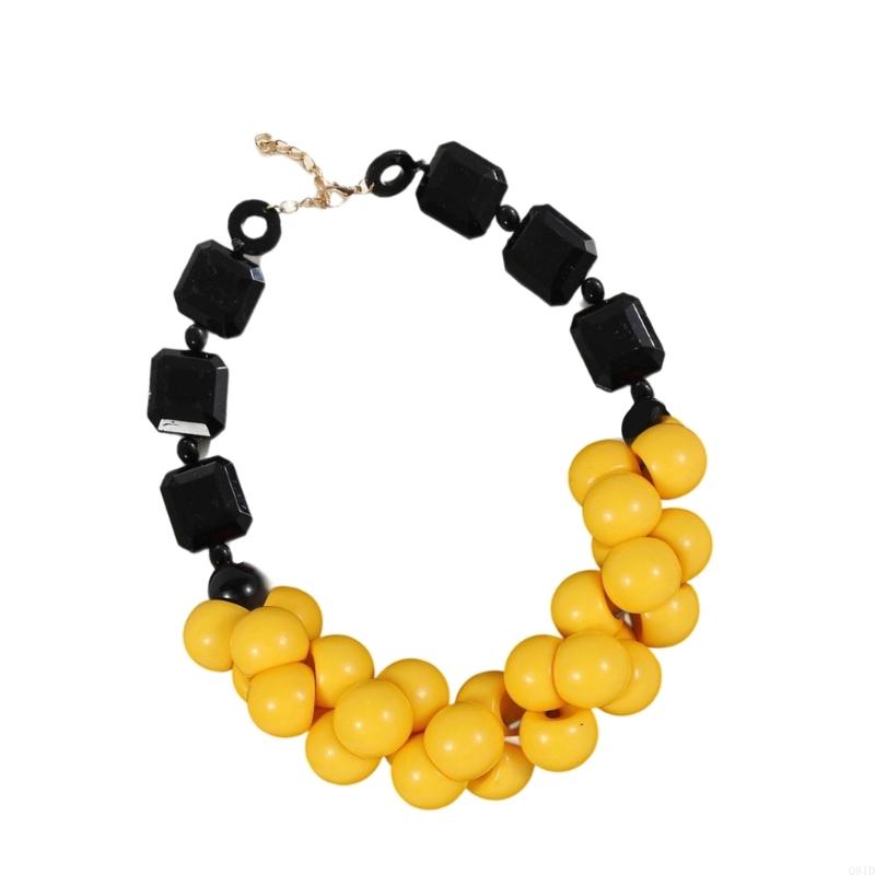 Collana con perline in resina  - Ethnic Wear Fashion Designer recensione e prezzo