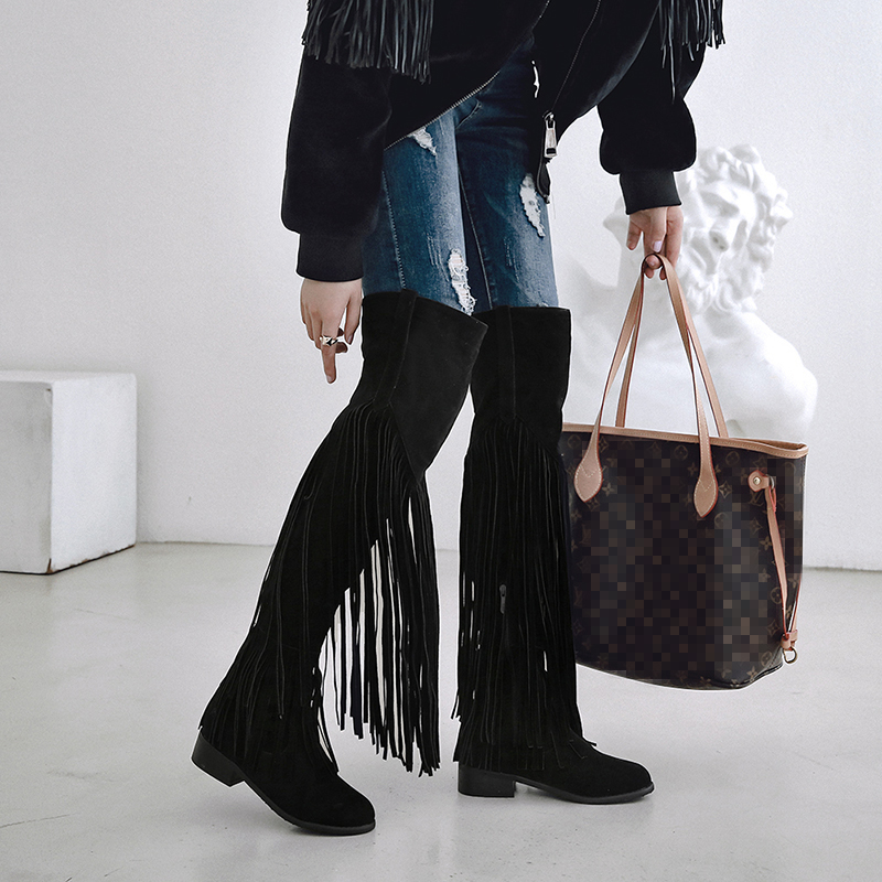 Stivali al ginocchio da donna  - Ethnic Fashion For Women recensione e prezzo