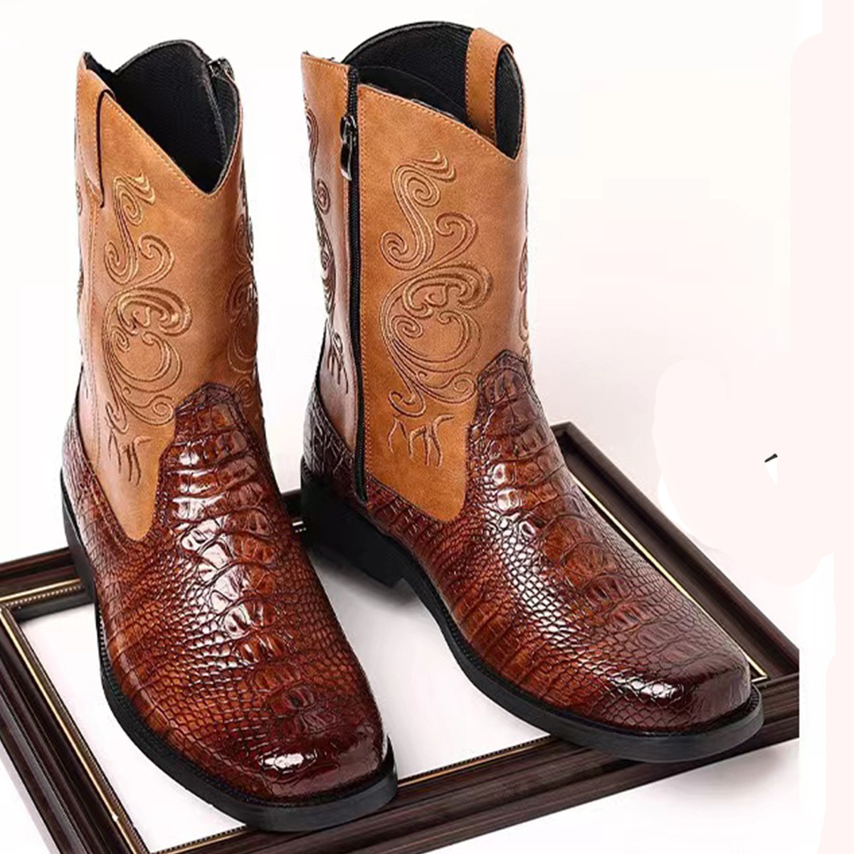 Stivali da cowboy occidentali  - Ethnic Fashion For Men recensione e prezzo